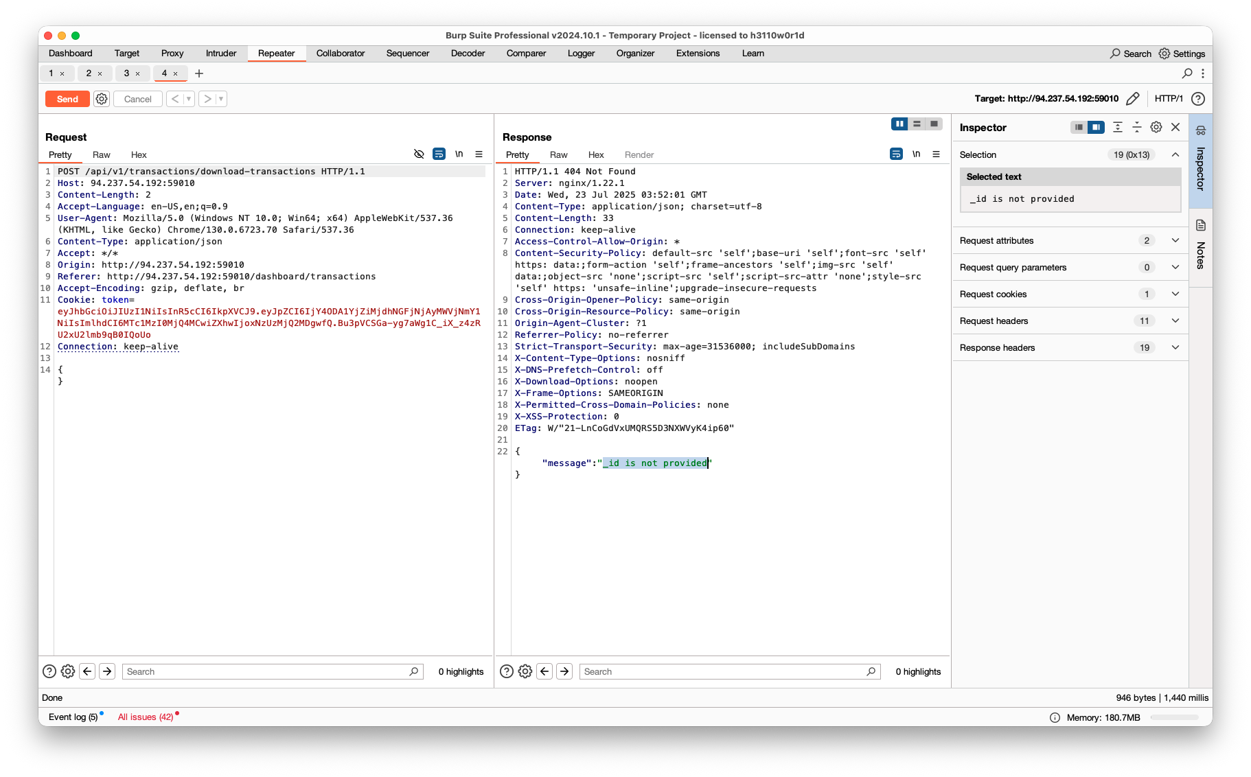 _id is not provided
