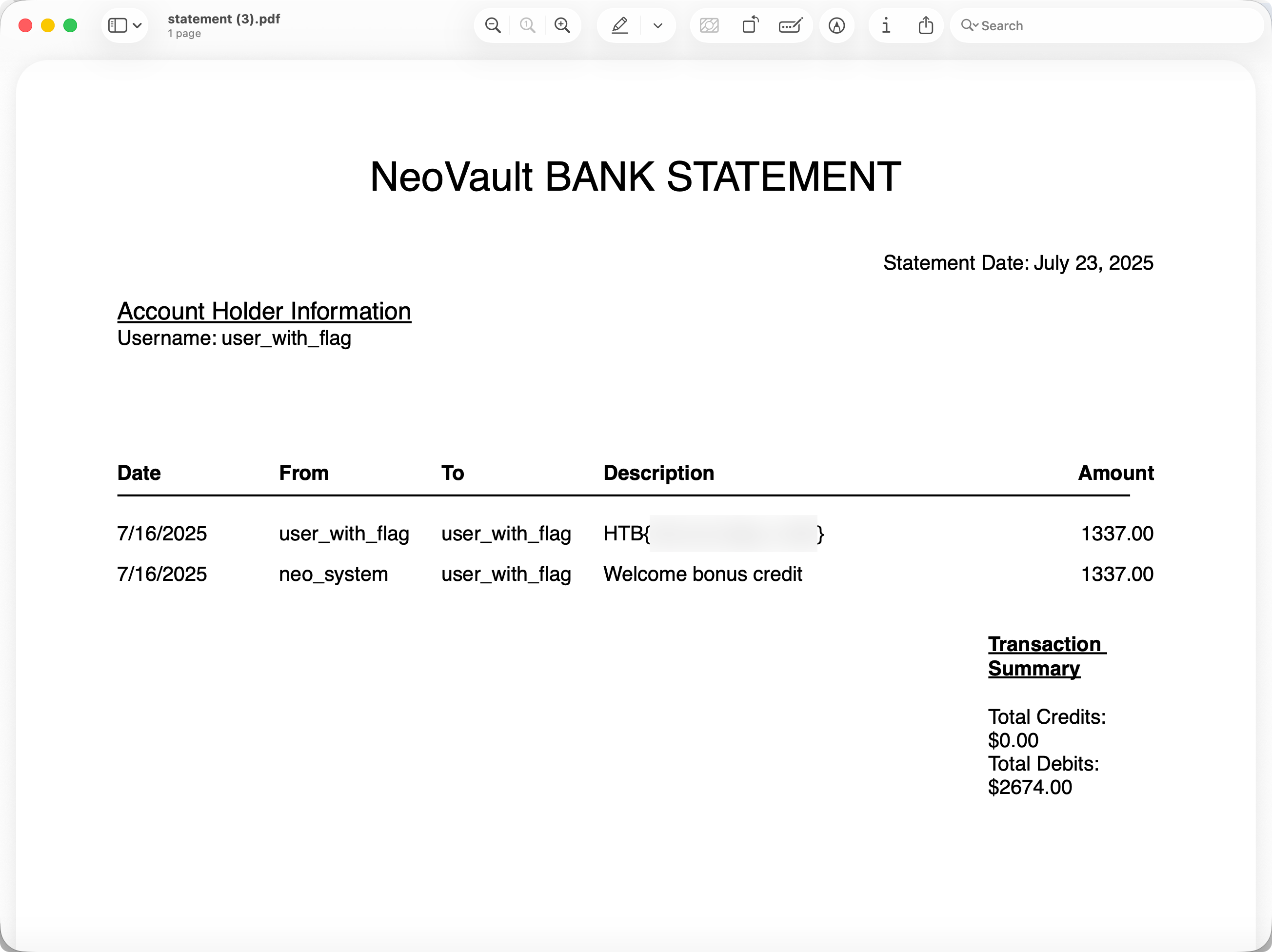 Burp Suite Intruder Result